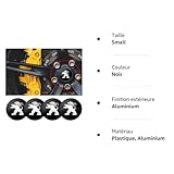 PjjxQf 4 Stück Auto Radnabenkappen für Peugeots 107 108 206 207 308 307 508 56 mm...