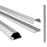 RICOO Kabelkanal aus Aluminium Universal Z0100-S Kabelführungssystem für...