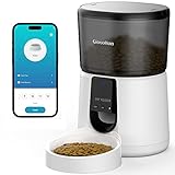 Futterautomat Katze mit 2.4G WiFi, GIOTOHUN 4L Katzenfutter Automat, APP-Steuerung, 1-10...