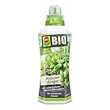COMPO BIO Kräuterdünger für alle Gewürzpflanzen und Kräuter, Natürlicher flüssiger...