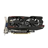 Tangxi GTX1050Ti Gaming Grafikkarte, 4 GB DDR5, 128 Bit, Computer Grafikkarte mit Zwei...