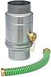 Regenwassersammler Wassersammler Titan Zink 6-tlg/100mm Jumbo Regenwassersammler...