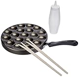 patisse,2999,Poffertjes AA8Pfanne-Set mitRezepten, Teigflasche undHolzstäbchen,...