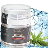 50ml | DR. RADIANCE Retinol Lift Creme hochdosiert mit Aleo Vera, Vitamine E & B5 und...