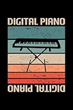 Retro Digital Piano Music Book: Digital Piano music book for Digital Pianist, 6...