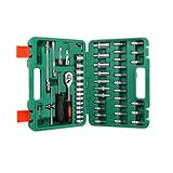 Tragbarer Ratschenschlüssel Werkzeugsatz Mit 1/4-Zoll Antrieb 53-teiliges Metrisches...