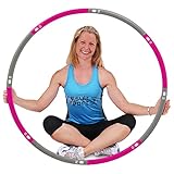 ResultSport Hula Hoop Reifen Erwachsene 1,2kg Gewicht 100cm breit, 8 Teiliger...