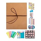 Erweiterbares Fold-Out Fotoalbum – DIY Fotoalbum | Vertikaler Kalendereinlage für 60...