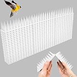 SLTAXAR 20er Set 8,6 Meter Kunststoff Vogelabwehr Taubenschutz Katzen Spikes...