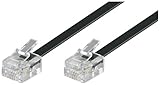 Goobay 60317 Modularanschlusskabel, , 3.00 m Kabellänge, Schwarz