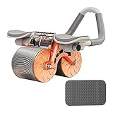 Automatische Rebound-Bauchrolle, Wheels Roller Domestic Bauchtrainer,Bauchroller Für...