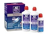 Aosept Plus mit Hydraglyde Kontaktlinsen-Pflegemittel | Vorrats- und Reisepackung | 2 x...