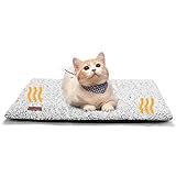 Mora Pets Selbstheizende Decke für Katzen & Hunde, Wärmedecke Katze Extra Warme & Weich,...