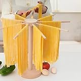Toaboa Nudeltrockner Nudelständer Holz 46cmx40cm für bis zu 4.5kg Nudeln Pasta...