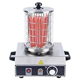 220V 350W Bockwurstwärmer Edelstahl Wurstkocher Würstchenwärmer Einstellbare Temperatur...