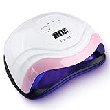 168W Nageltrockner Aokyom UV LED Lampe für Nägel Professionelle Nagellampe mit...