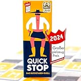 ATM Gaming Quickstop - Das Buchstaben-Duell - Kartenspiel für Jugendliche und...