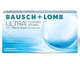 Bausch + Lomb Ultra, sphärische Premium Monatslinsen, Kontaktlinsen weich, 6 Stück BC...