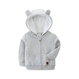 KIDDLETOWN Baby Kapuzenjacke Baby Hoodie Reißverschluss Warme Kinder Cartoon...