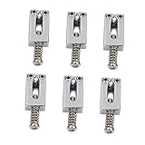 ERINGOGO 6 Stücke Elektrische Gitarre Brücke Sättel Splitter Gitarre Sättel Silber...
