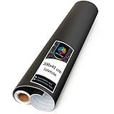 OfficeTree Tafelfolie Selbstklebend Schwarz - 300 x 43 cm - Kreidefolie Selbstklebend -...