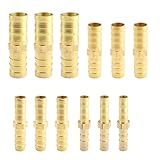 12 Stück Schlauchverbinder Adapter, PARFCO Messing Benzinschlauch Verbinder,...