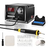 Pyrography Maschine 60W Verbessertes Holzverbrennungs-Kit 300-750°C einstellbare...