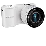 Samsung NX2000 Spiegellose Digitalkamera Kit, mit 20-50-mm-Objektiv, weiß, compact