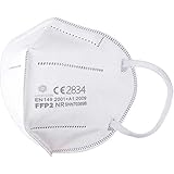 denkturm 40x FFP2 Maske, Atemschutzmaske, CE Zertifikat CE2834, geprüft...