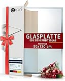 bijon Glasplatte Tisch ESG Sicherheitsglas Rechteck - Für Esstisch, Couchtisch,...