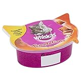 Whiskas Knuspertaschen für ausgewachsene Katzen - kalorienarme Knusper-Snacks für Katzen...