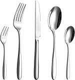 Velaze Besteck Set 12 Personen, 60-teiliges Besteck aus rostfreiem Edelstahl,...
