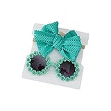 TDEOK Babypflege Set Erstausstattung für Babys, Blumenform, süße Brille,...