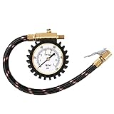 Reifendruckprüfer 100psi 7bar mit Clip On Chuck, ATsafepro 2' Zifferblatt...