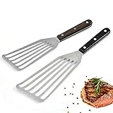 GuDoQi Fischwender, 2 Stück (11 Zoll & 12,5 Zoll), Professioneller Fish Spatula,...