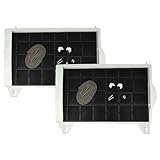 vhbw 2x Aktivkohlefilter Ersatz für Siemens LZ11000, LZ3BYN6 für Dunstabzugshaube - 45 x...