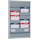 FOXCUP Planungstafel-Organizer A4 schmal 6 Fächer Grau Matt Polypropylen (PP)