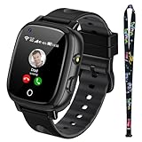 PIULAXIU 4G Smartwatch Kinder mit langanhaltendem Video-und Telefonanruf, SOS,...