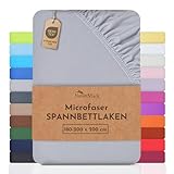 NatureMark - Mikrofaser SPANNBETTLAKEN zum Sparpreis! viele Größen und Farben...