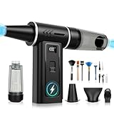 HERBYD 2-in-1 Elektrische Staubgebläse & Staubsauger 180000 U/min, 100-Stufen...