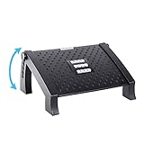 Topmener Ergonomisches Fußstützenkissen Einstellbar Fußhocker unter Schreibtisch mit...