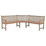Tidyard Garten-Eckbank Gartenbank Sitzbank Parkbank Sitzgruppe Bank Holzbank...
