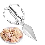 Küchenschere Für Lebensmittel - Edelstahl Meeresfrüchte Schere - Robuste Kochschere...