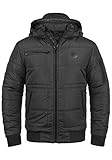 Blend BHBoris Herren Winterjacke Steppjacke Jacke gefüttert mit abnehmbarer Kapuze...
