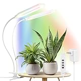 Diivoo Pflanzenlampe LED Vollspektrum für Zimmerpflanzen, Pflanzenlicht mit 2...