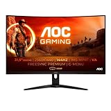 AOC Gaming CQ32G1 - 32 Zoll QHD Curved Monitor, 144 Hz, 1ms, FreeSync Premium (2560x1440,...