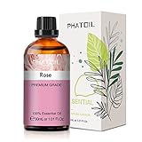 PHATOIL Ätherisches Öl Rosenöl 30 ml, Ätherische Öle Rose Reine Naturrein für...