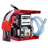 Dieselpumpe,230 V 550 W selbstansaugende Ölpumpe, mobile Tankstellen 60/min, mit...
