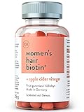 Biotin hochdosiert (108 Tage Kur) | Gummibärchen mit 120.000μg Apfelessig, Zink +...