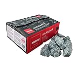 Original Harvia Saunasteine 20Kg finnische Diabas Dampfstein Aufgusssteine für...